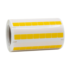 M1301 Vinyl wikkellabels geel
