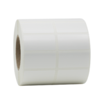 M1008 Polyester labels in white with an extreme permanent adhesive