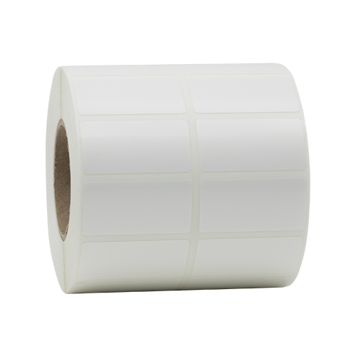M1008 Polyester etiketten in wit met een extreem sterke kleefstof