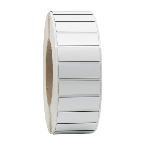 M1701 Polyester raised labels white