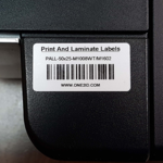 M1008 Polyester Print and Laminate labels white