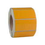 M1701 Polyester raised labels yellow