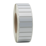 M1701 polyester Raised label silver