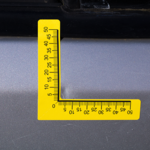 M1450 removable and reusable yellow polypropylene label