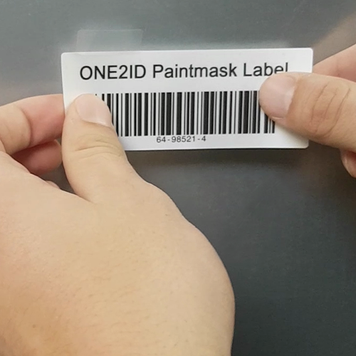 Paintmask labels voor poedercoaten