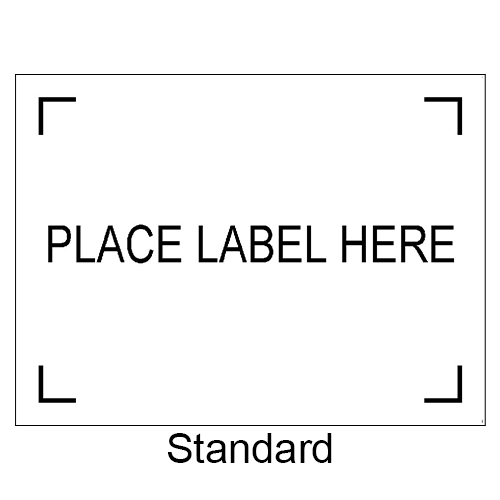 Place label here Etikettenadapter