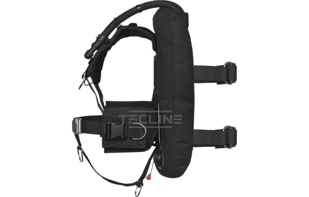 Donut 15 with DIR harness, built in mono adapter, weight pocket, tank belts & BP