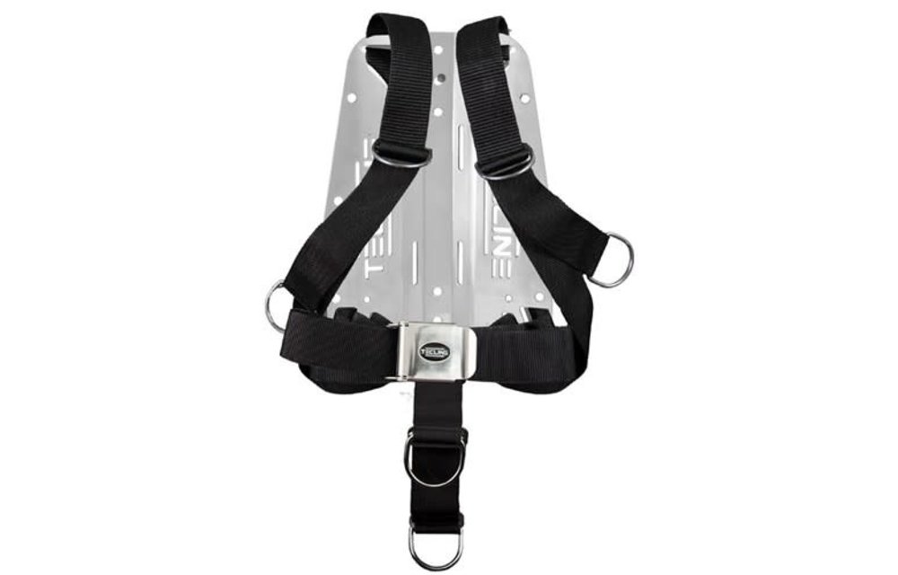 Harness TecLine Comfort ECO standaard webbing - incl. 3 mm SS backplate