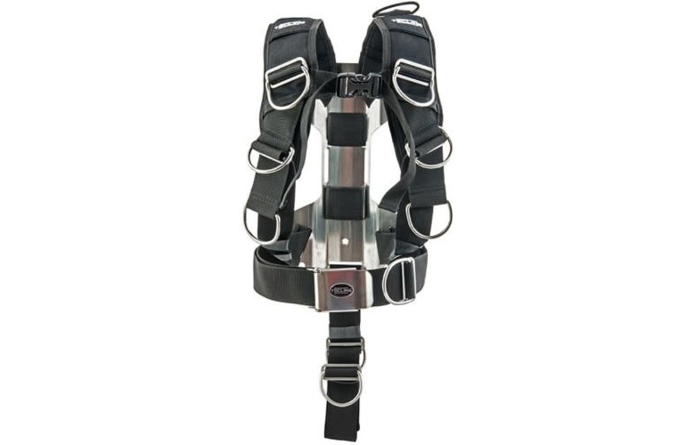 Harness Tecline Comfort standard webbing - incl. 3mm Stalen backplate H MINI - weight 1,89 kg