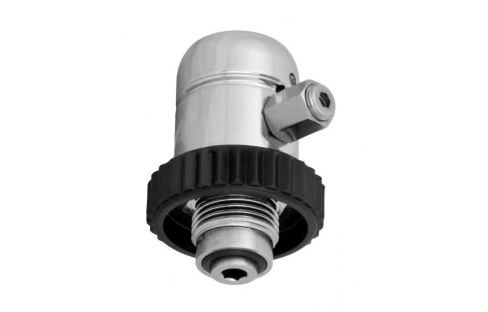 Compact I-st stage, integrated, 1e trap met overdrukventiel 2x Lagedruk, 1x Hogedruk