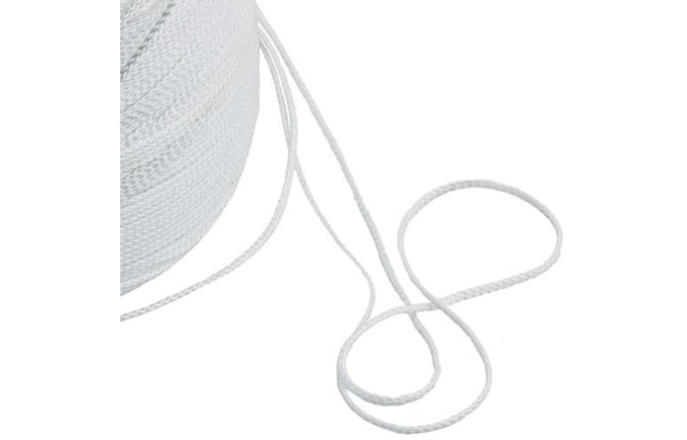 Nylon cord wit voor spools en reels