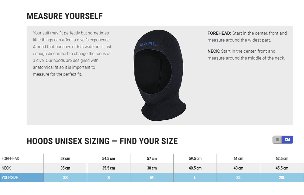 7mm Ultrawarmth Coldwater Hood