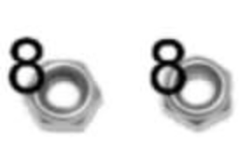 Locking Nut M8 Twinningset Duikcentrum Moby Dick