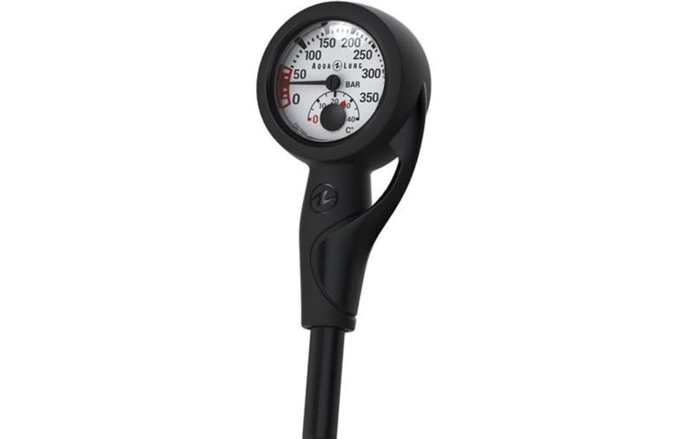 Drukmeter 300 Bar Metal met Thermometer