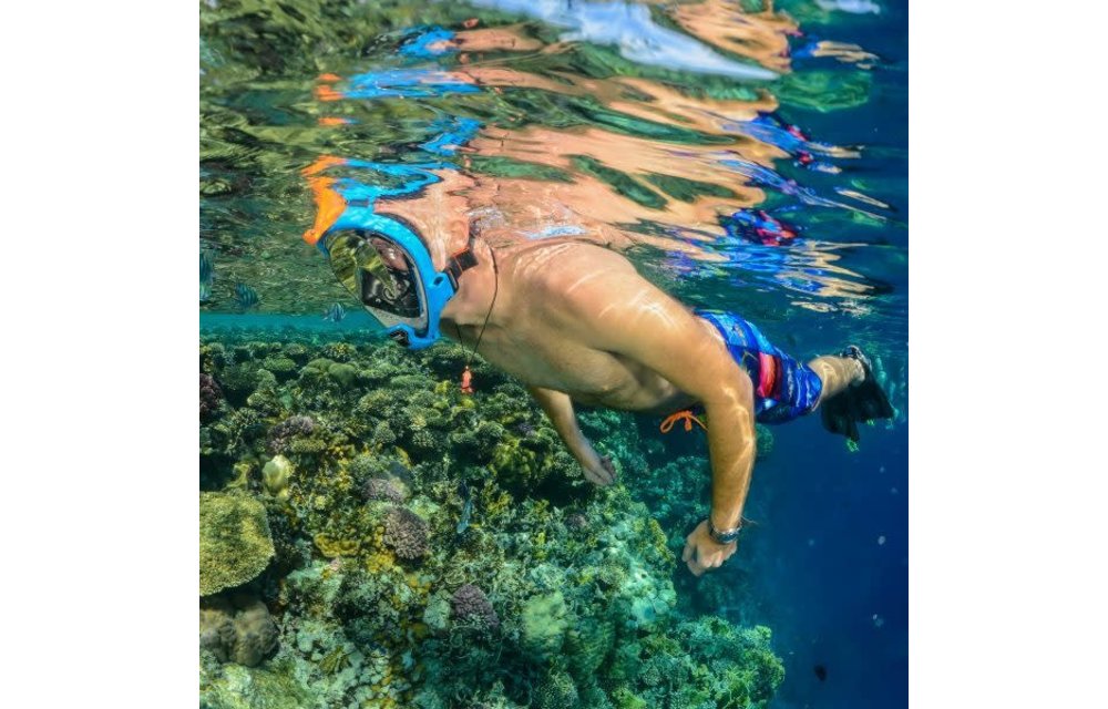 Aria QR+ Snorkelmasker Blauw