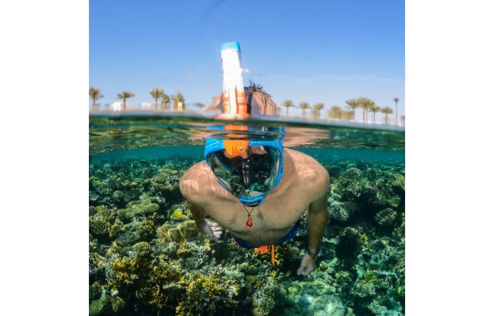 Aria QR+ Snorkelmasker Blauw