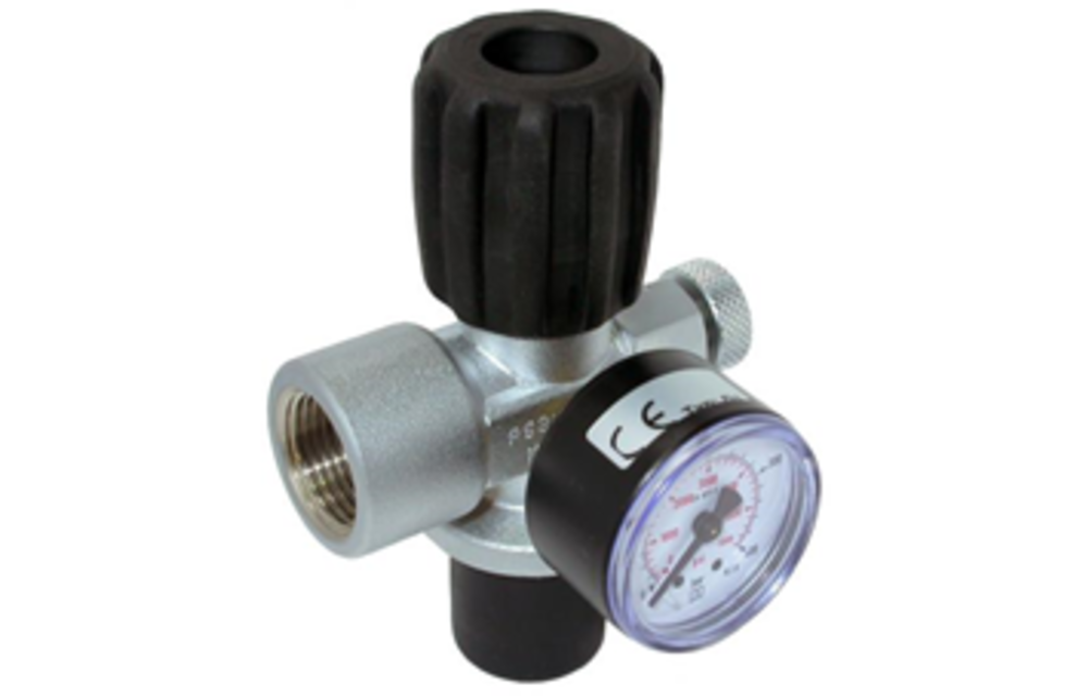 Kraan met manometer M25x2 G5/8
