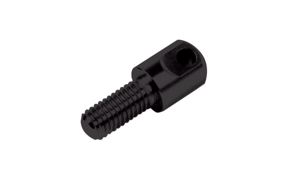 HW100/110 Black steel stud 14mm