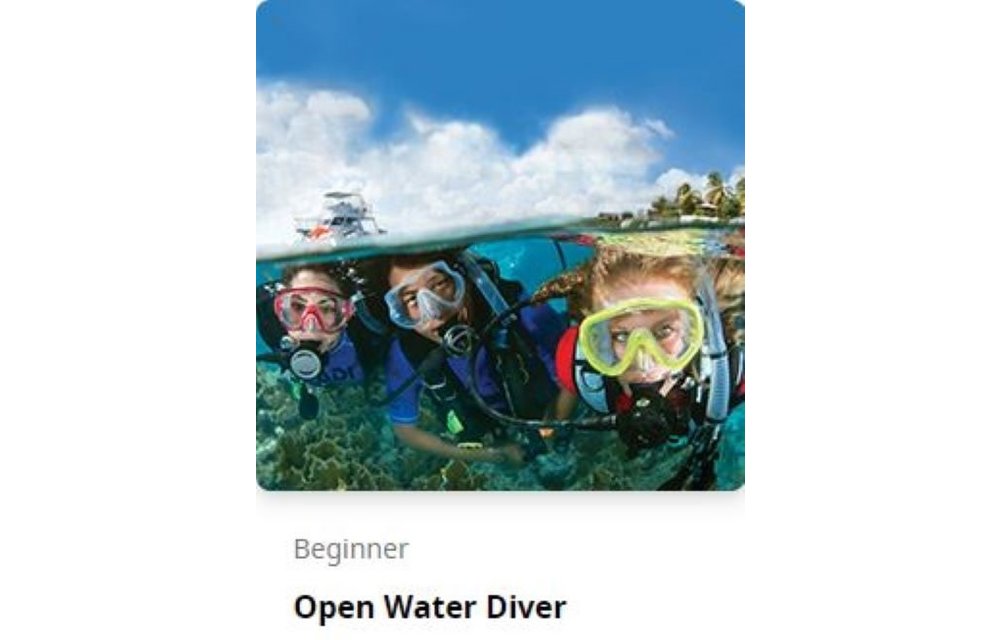 eLearning – Open Water Diver