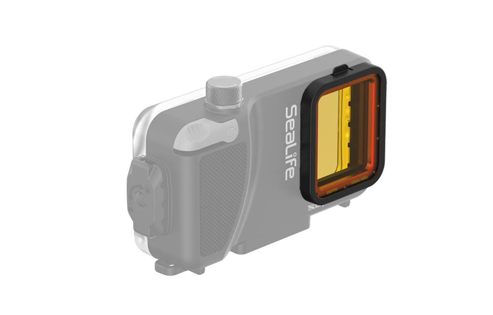 Kleurcorrectie filter voor SportDiver - Geel