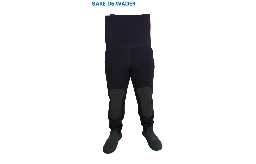 D6 Pro Dry Wader Black