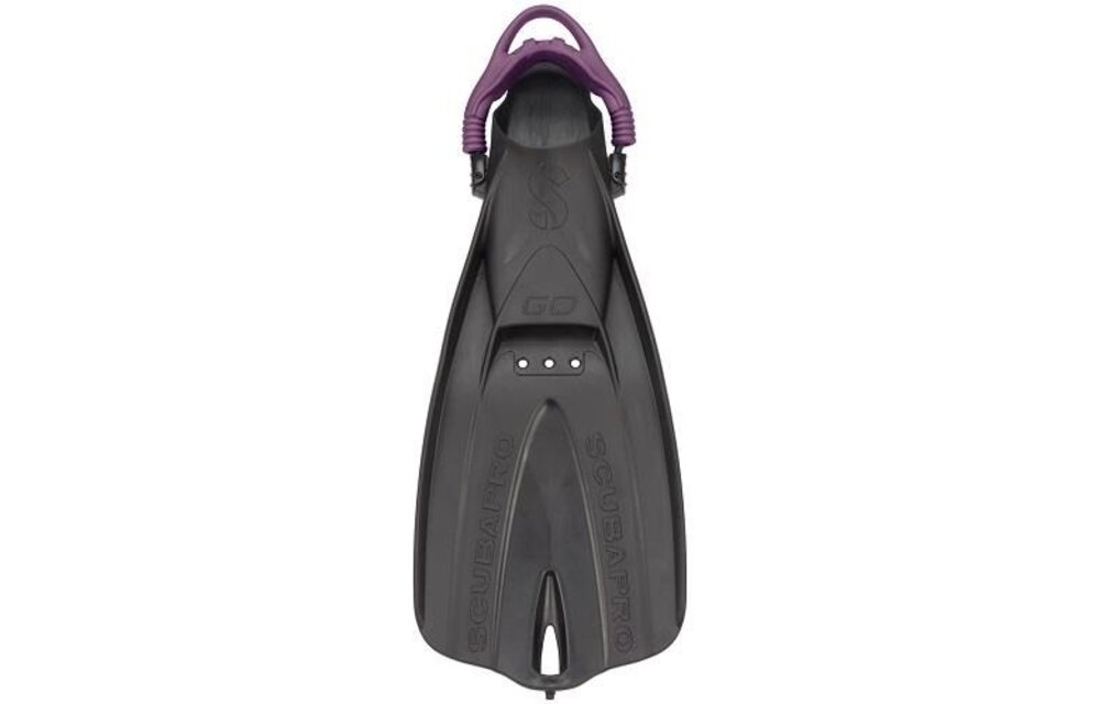 Go Travel duik -en snorkelvin met gekleurde strap