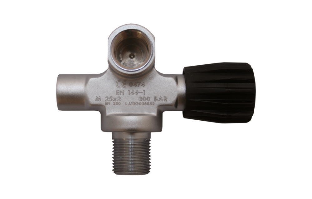 Afsluiter lateraal links 300 bar - M25x2
