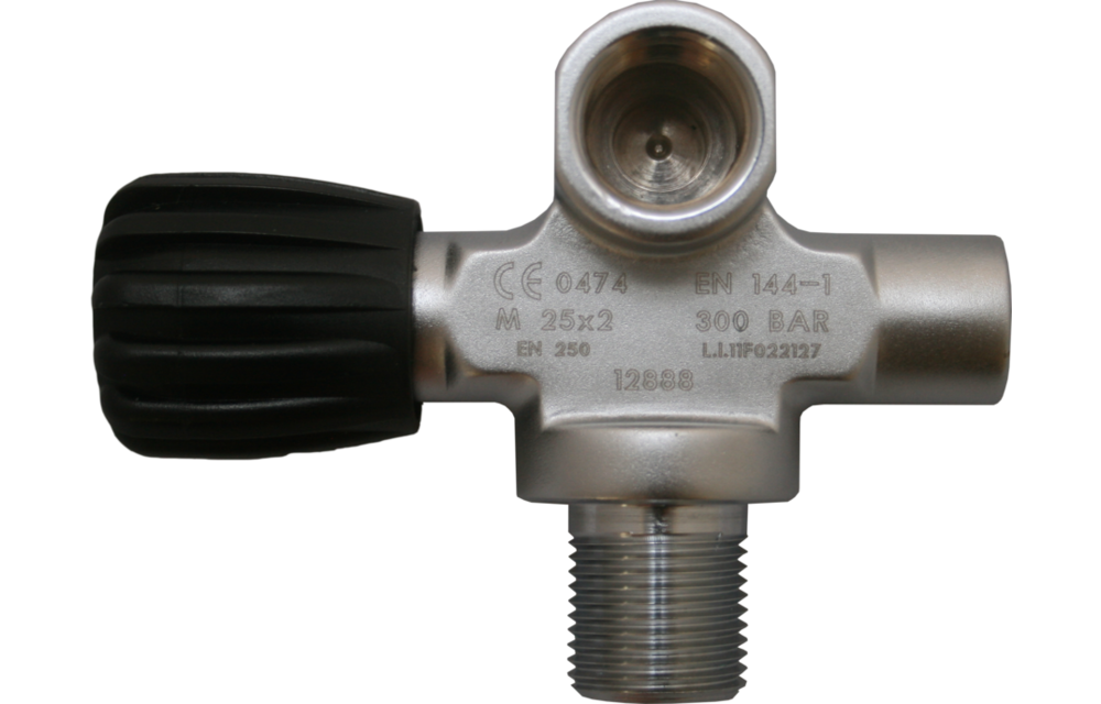 Afsluiter lateraal rechts 300 bar - M25x2
