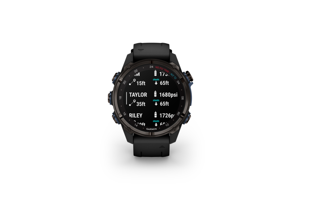 Descent Mk3i (43 mm) met siliconen band