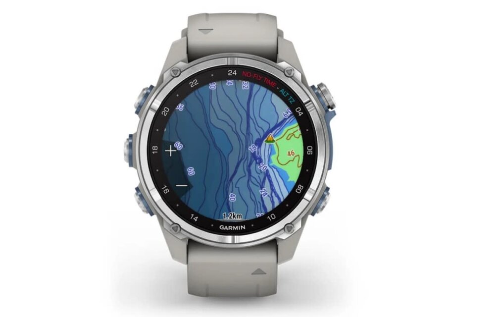 Descent Mk3 (43 mm) met siliconen band Fog Grey