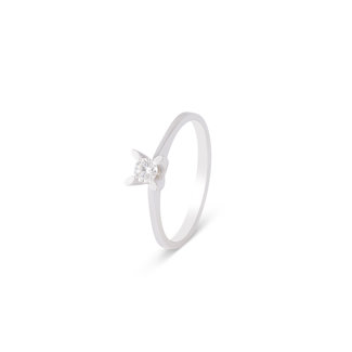 Elegante Solitaire Diamanten Ring