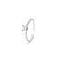 Solitaire Diamanten Ring Witgoud