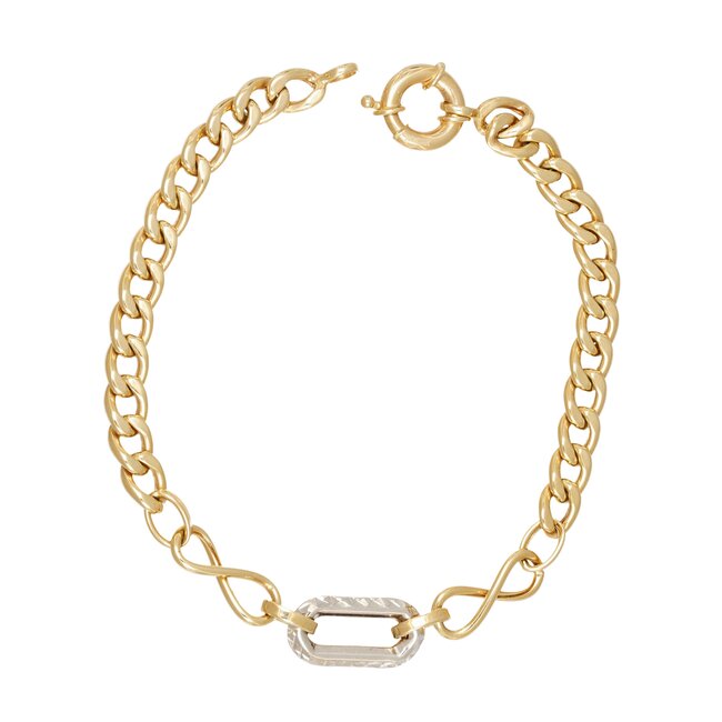 14 krt gouden armband