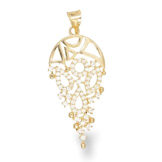Luxe Druppel Hanger met Zirkonia