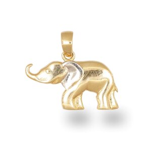 Olifant Hanger Goud