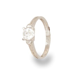 Solitaire Ring Witgoud