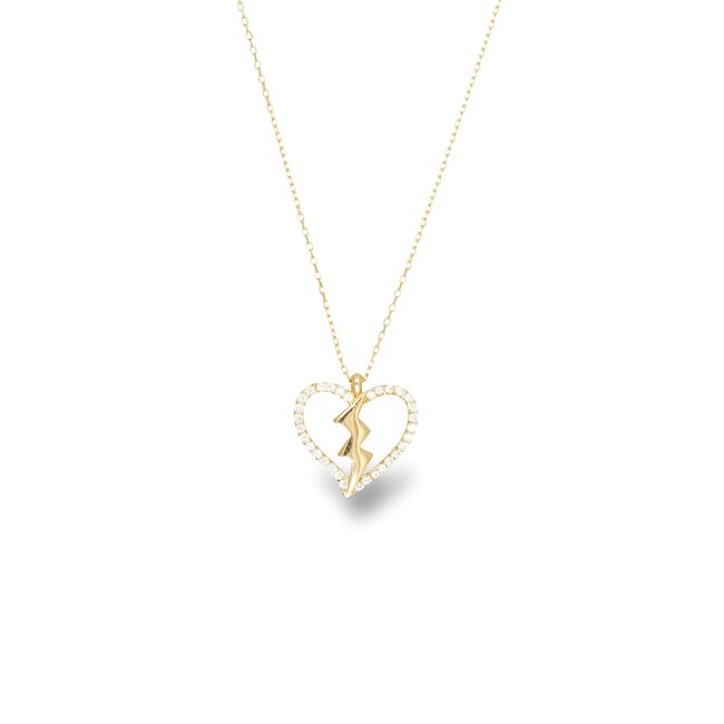 14 krt gouden collier