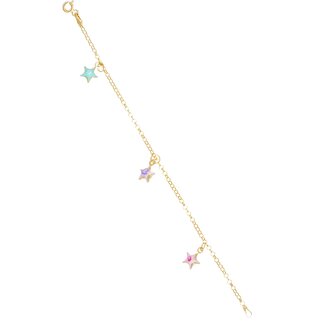 Gouden Ster Armband met Bedels