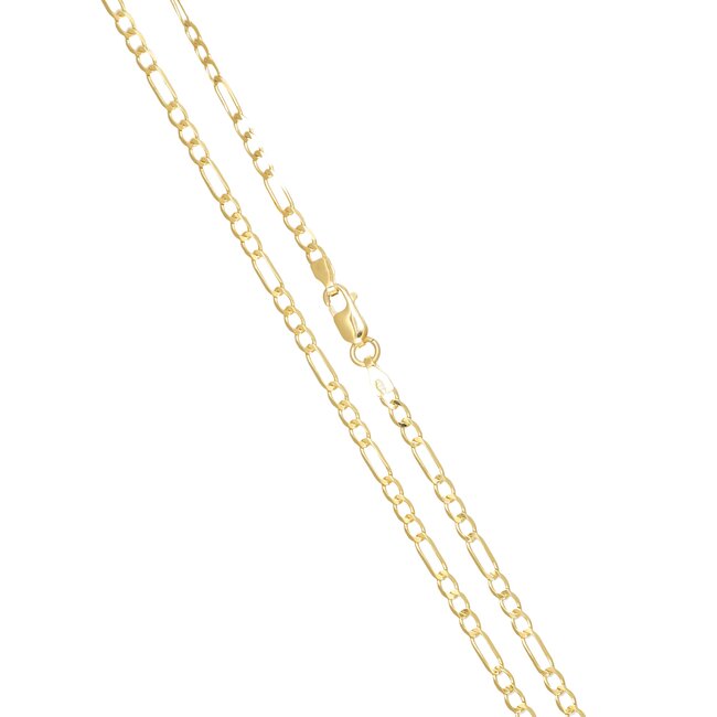 Gouden Figaro ketting met schakels