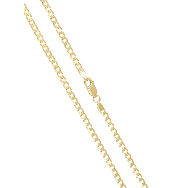 Elegante gouden schakel ketting met tijdloos ontwerp
