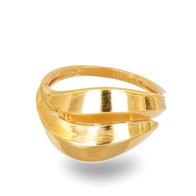 Goldmine Minimalistische Gouden Ring met Modern Design