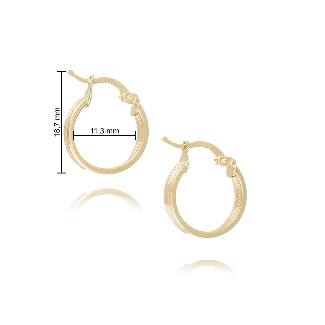 Goldmine 14 Karaat Gouden Oorbel –  Sieraad Voor Iedere Gelegenheid