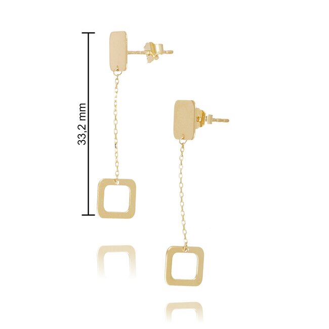 Goldmine 14 Karaat Gouden Oorbel –  Sieraad Voor Iedere Gelegenheid