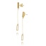Goldmine Gouden minimalistische oorhangers