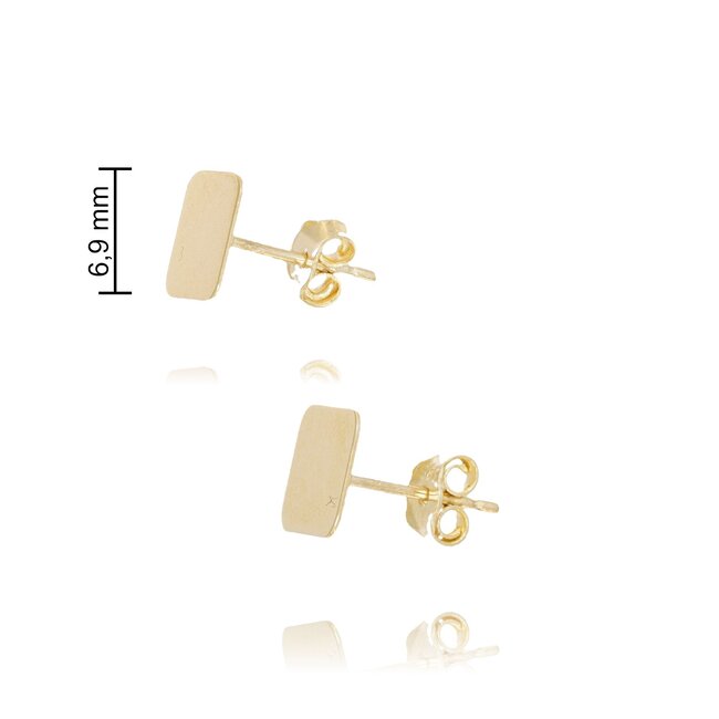 Goldmine 14 Karaat Gouden Oorbel –  Sieraad Voor Iedere Gelegenheid