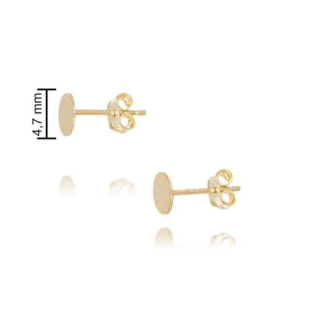 Goldmine 14 Karaat Gouden Oorbel –  Sieraad Voor Iedere Gelegenheid