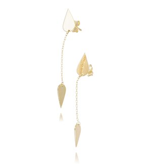 Goldmine Gouden druppel oorhangers