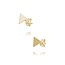 Goldmine Triangle Oorbellen