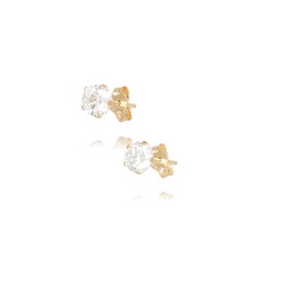 Solitaire Zirkonia Oorbellen