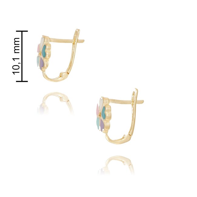 14 Karaat Gouden Kinderoorbellen - Schattige Oorbellen